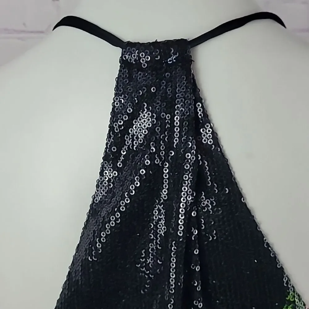 Free People Tangier Floral Boho-chic Sequins Sleeveless Mini Dress. Size XS